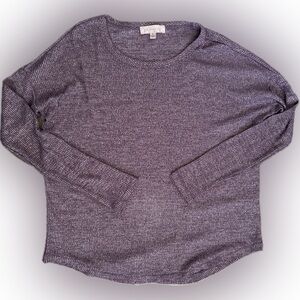 Philosophy Oversized Loose Fit Long Sleeve Top Size Small